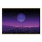 Futuristic Cosmos Landscape Canvas Print