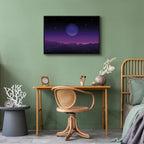 Futuristic Cosmos Landscape Canvas Print