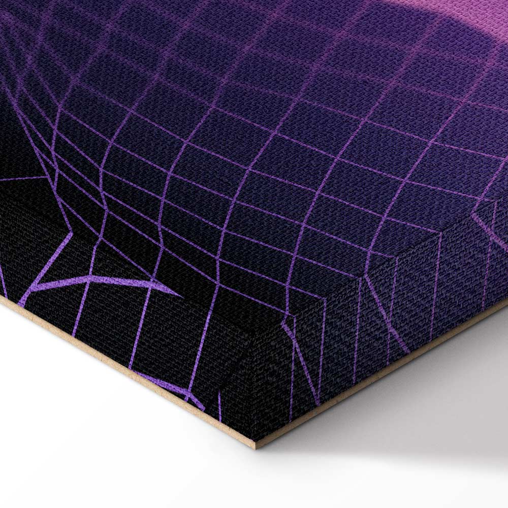 Futuristic Cosmos Landscape Canvas Print