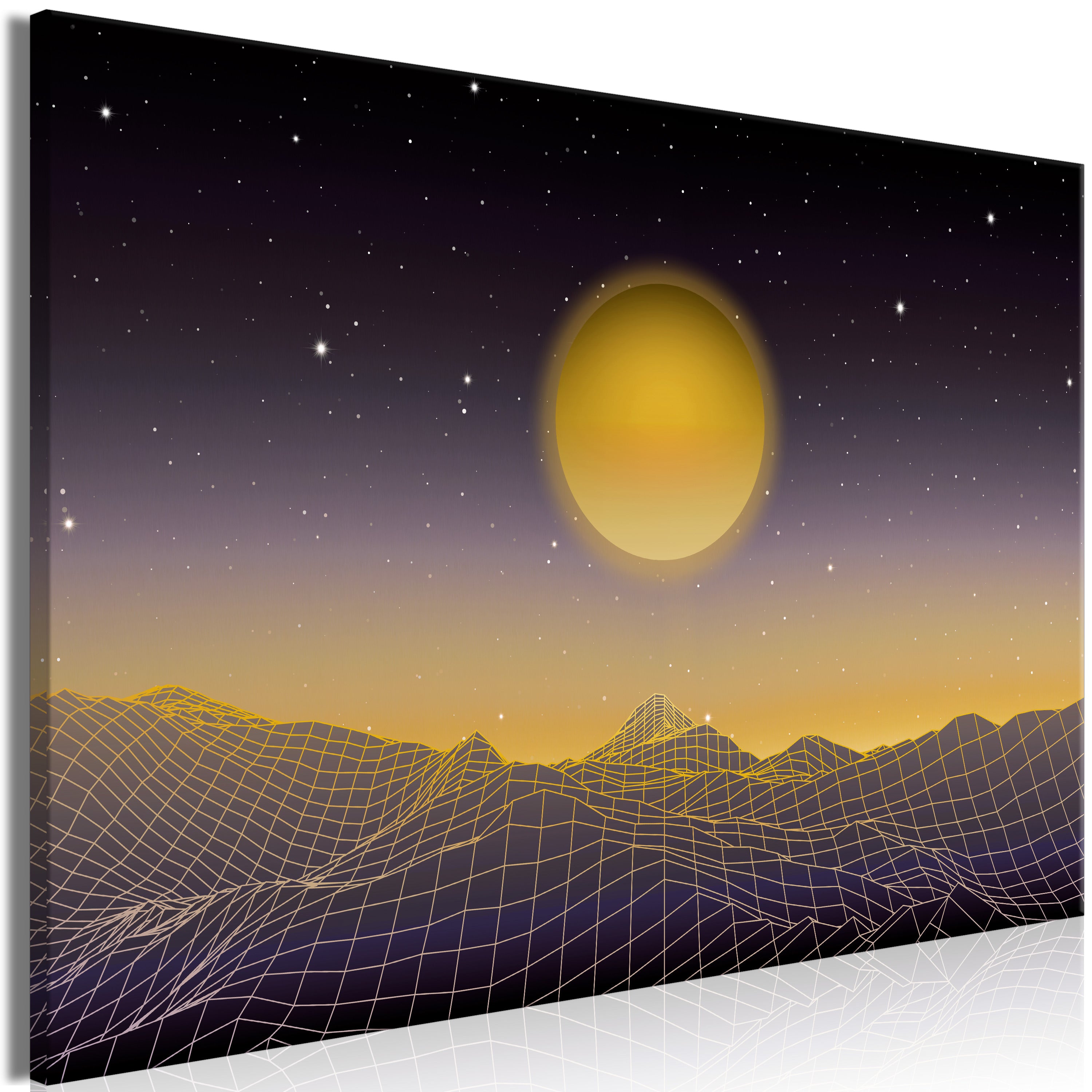 Canvas Print Futuristic Landscape 3 Wide