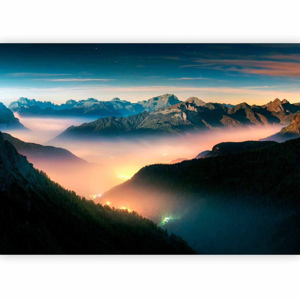 Wall mural Mountain Breath - Multicoloured