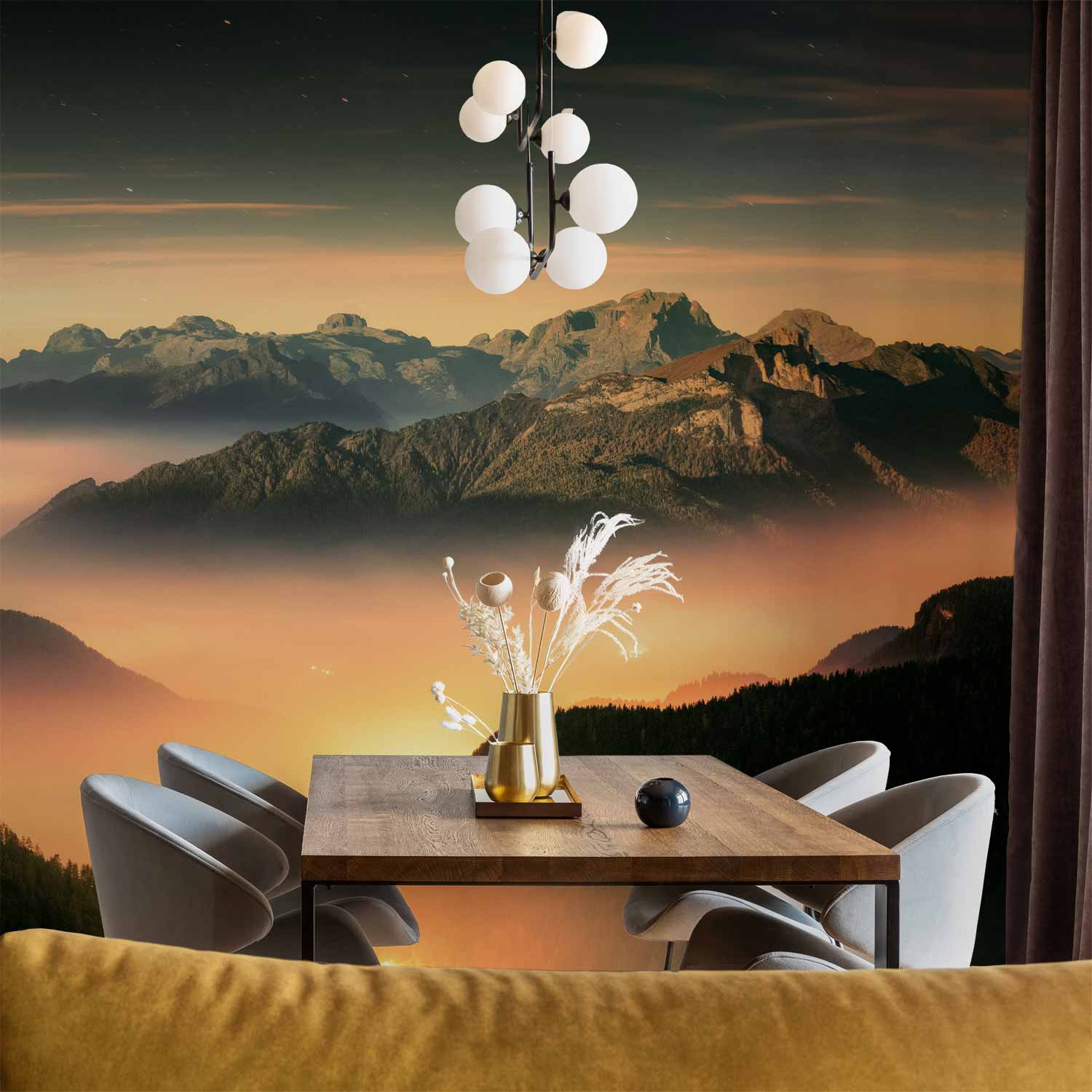 Wall Mural Mountain Breath Landscape