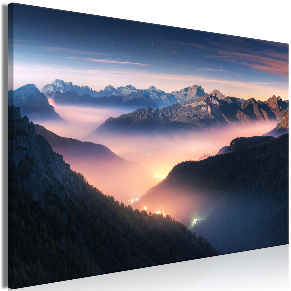 Canvas Print Mountain Breath 1 Part Wide