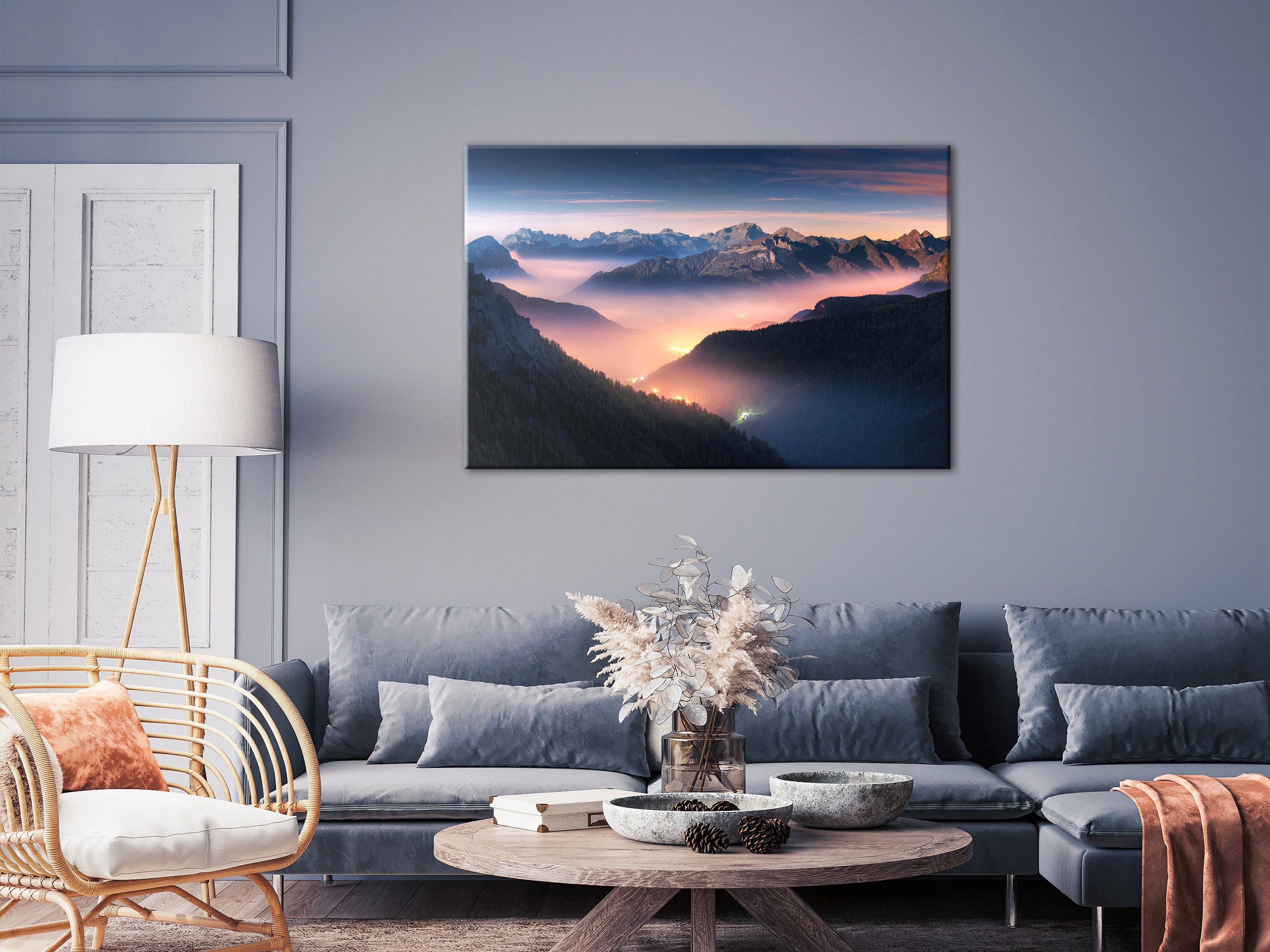 Canvas Print Mountain Breath 1 Part Wide
