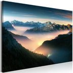 Canvas Print Mountain Breath Wide 1 Part