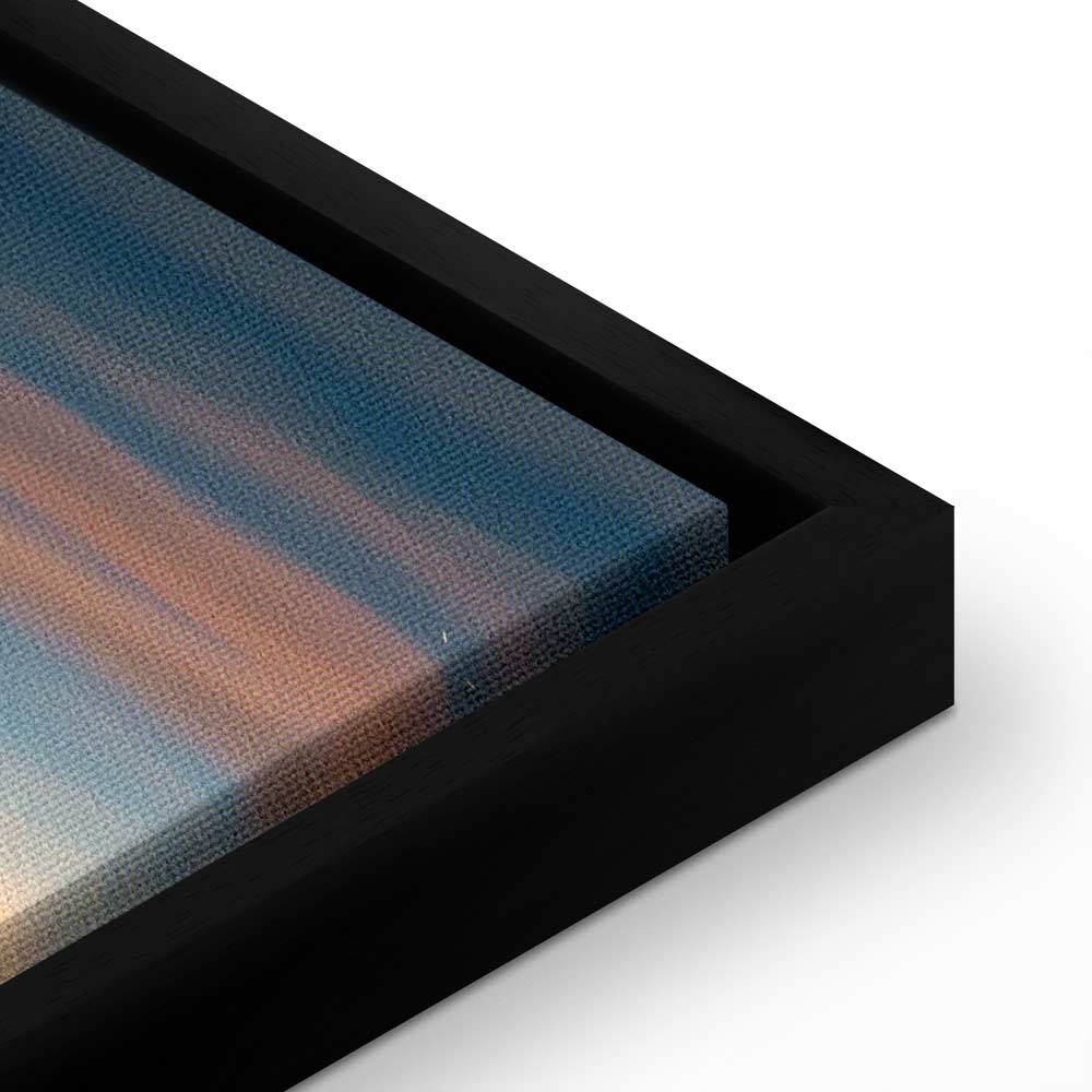 Misty Mountain Clouds Landscape Canvas Print