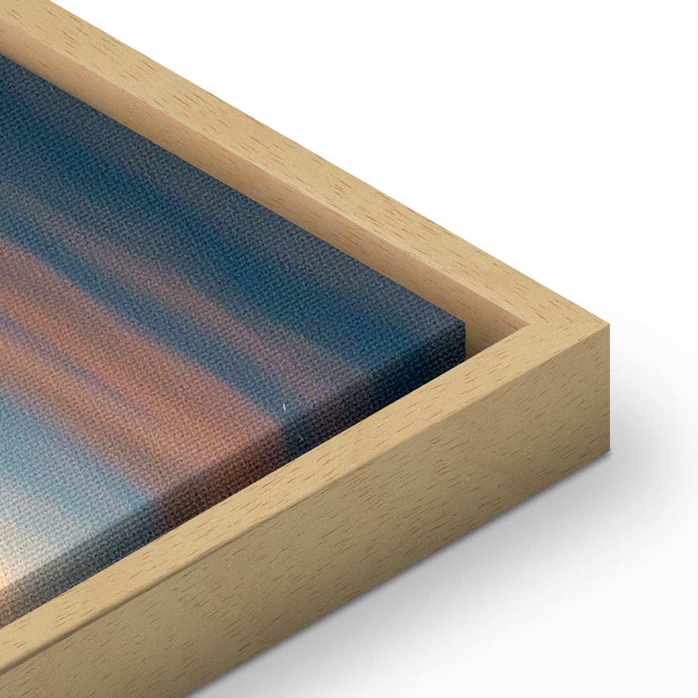 Misty Mountain Clouds Landscape Canvas Print