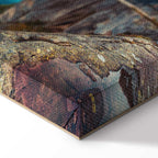 Rock City River Cliff Landscape Canvas Print