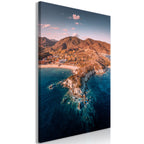 Leinwanddruck „Klippe in Kalamitsi“ (vertikal)