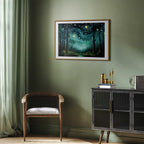 Contemporary Starry Night Sky Poster