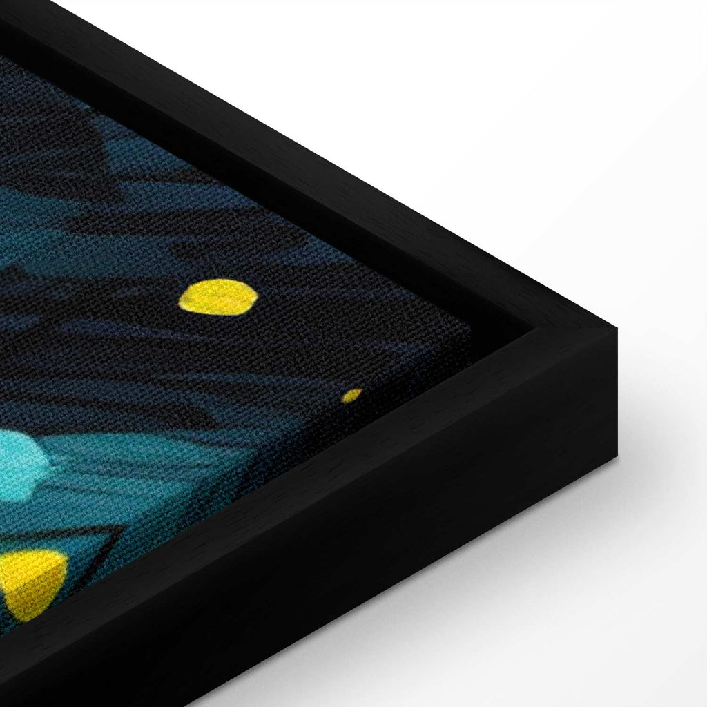 Starry Night Sky Contemporary Canvas Print