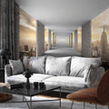 3D Sky Corridor Architecture Wall Mural