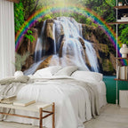 Colourful Waterfall Landscape Wall Mural