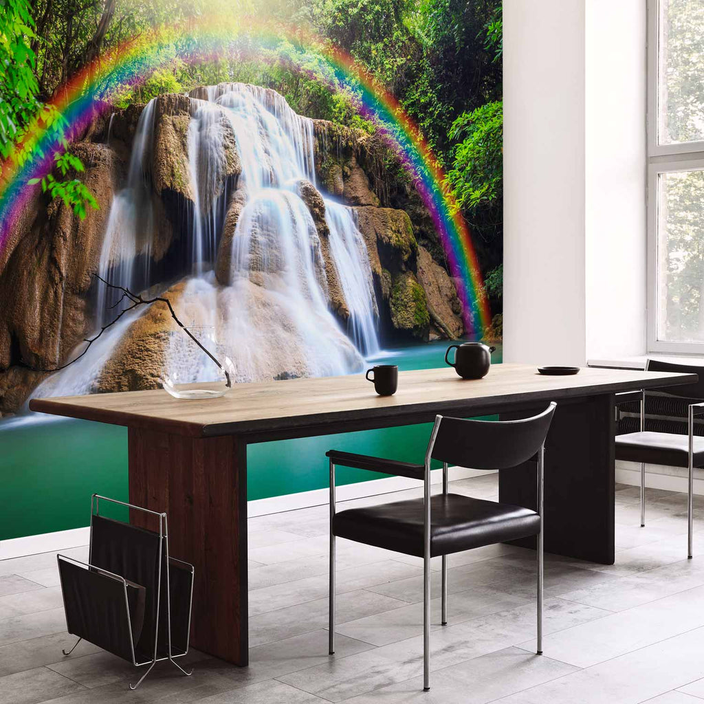 Colourful Waterfall Landscape Wall Mural