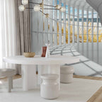 3D Seaside Bastion Corridor Wall Mural