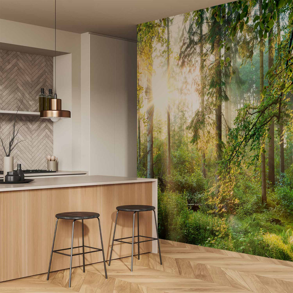 Untamed Forest Landscape Wall Mural