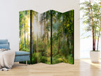 Untamed Forest Landscape 5-Panel Room Divider