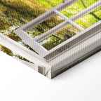 Forest River Window Landscape Canvas Print