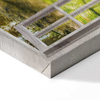 Forest River Window Landscape Canvas Print