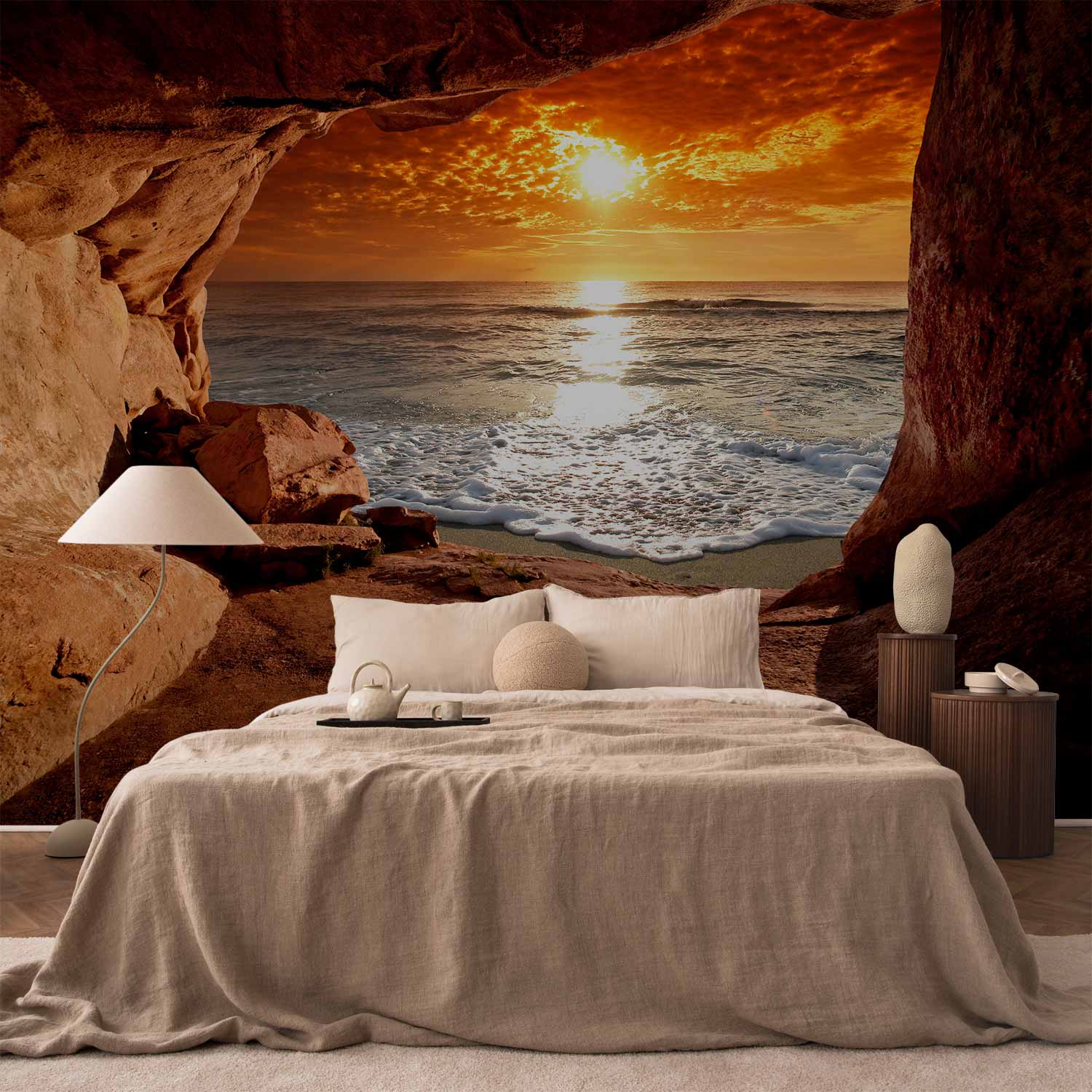 Sea Cave Exit Landscape Wall Mural