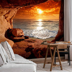 Sea Cave Exit Landscape Wall Mural