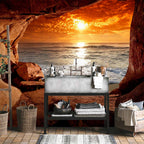 Sea Cave Exit Landscape Wall Mural