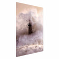 Storm Birds Over Water Landscape Poster