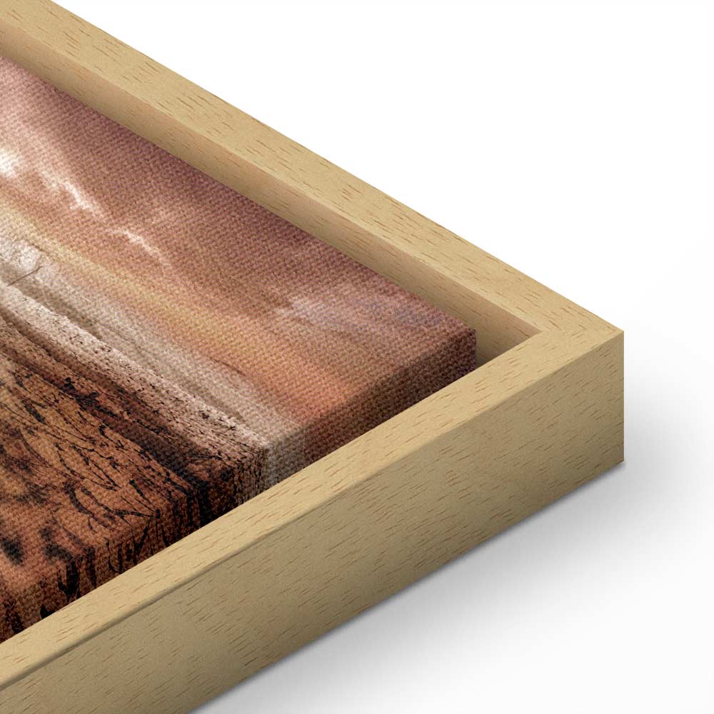 Desert Drought Landscape Vertical Canvas Print