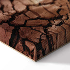 Desert Drought Landscape Vertical Canvas Print