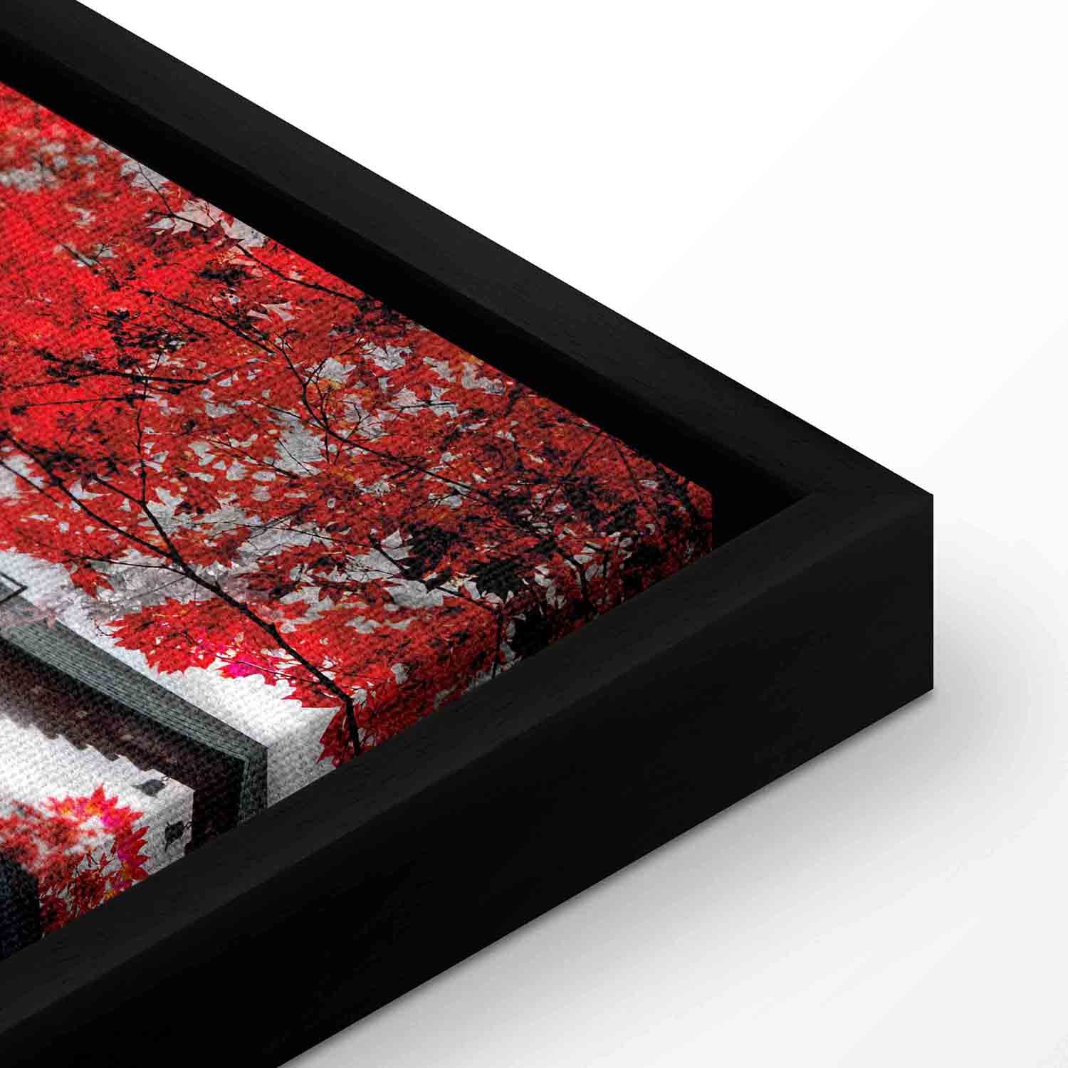 Japanese Mountain Panorama Landscape Canvas Print