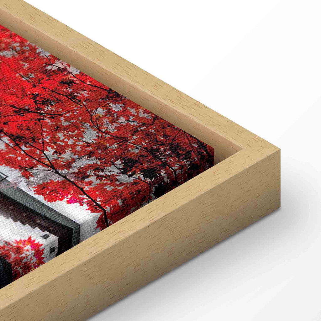 Japanese Mountain Panorama Landscape Canvas Print