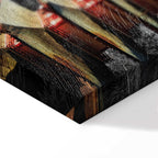 Japanese Mountain Panorama Landscape Canvas Print