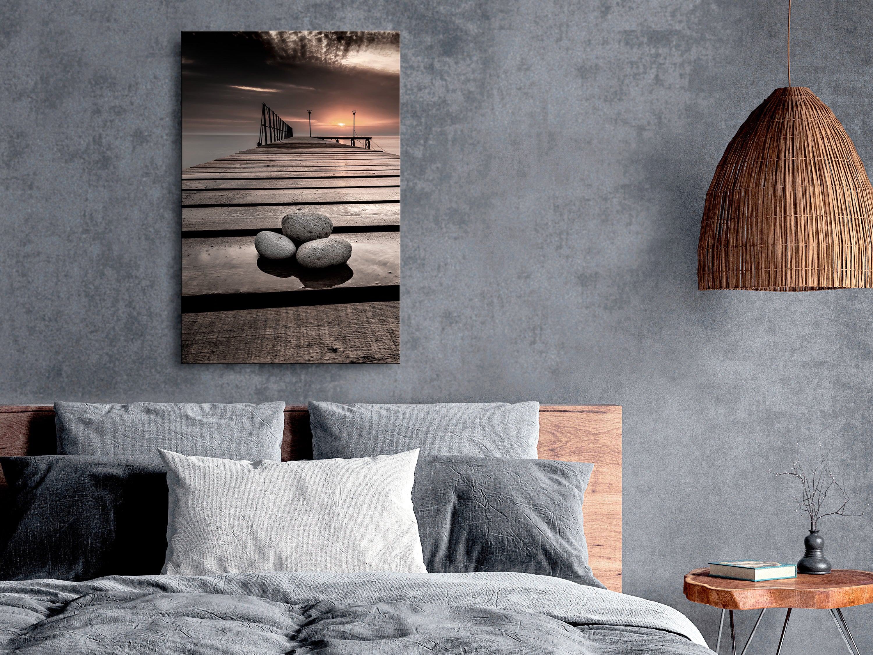 Canvas Print - September Sunset (1 Part) Vertical