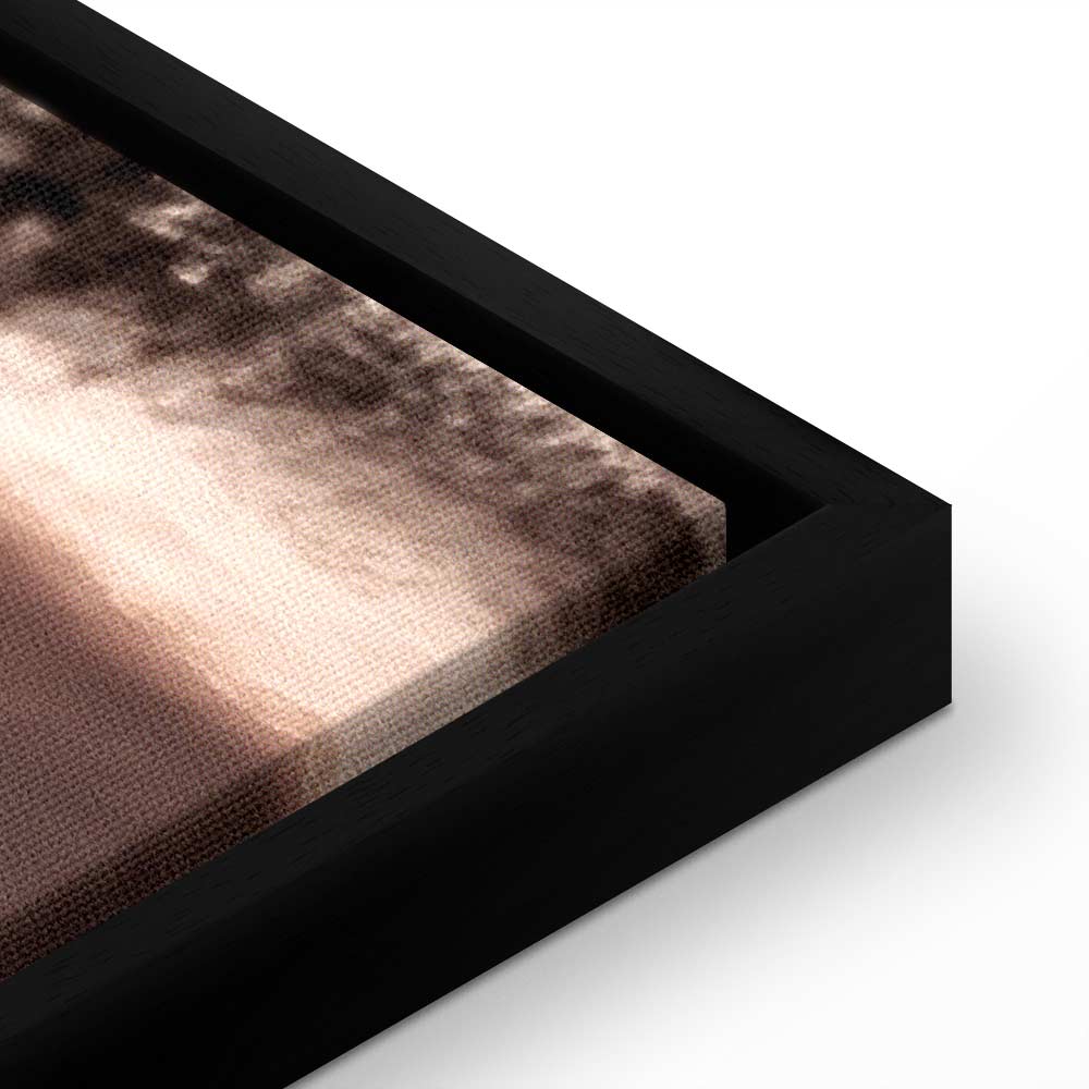 September Sunset Sea Landscape Canvas Print