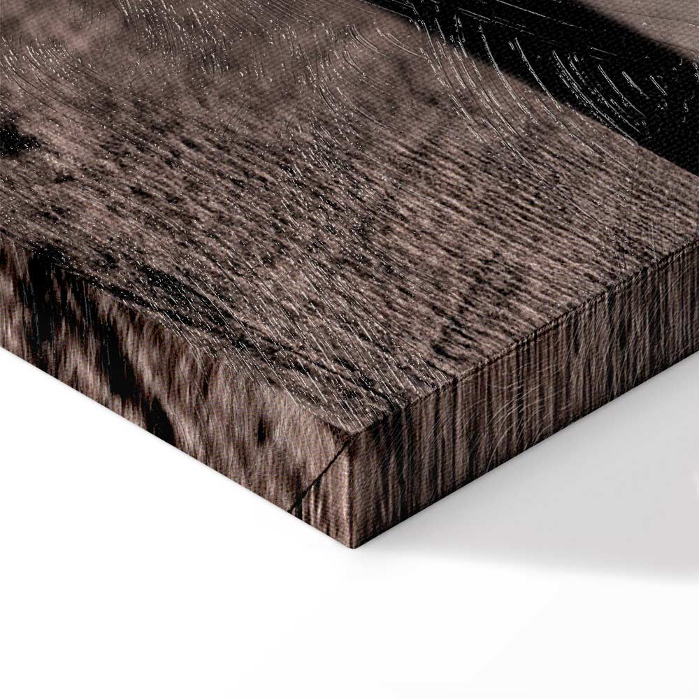 September Sunset Sea Landscape Canvas Print