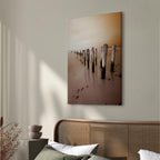 Autumn Coastal Outflow Landscape Canvas Print