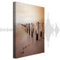 Autumn Coastal Outflow Landscape Canvas Print