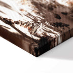 Palm Shadow Tropical Canvas Print