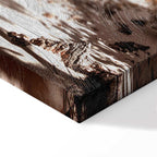 Palm Shadow Tropical Canvas Print