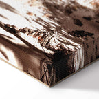 Palm Shadow Tropical Canvas Print