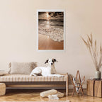 Ocean Wave Horizon Landscape Poster