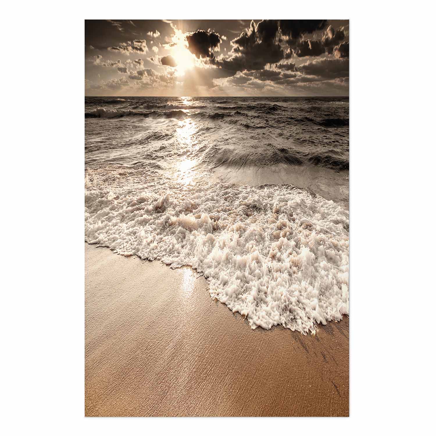 Ocean Wave Horizon Landscape Poster