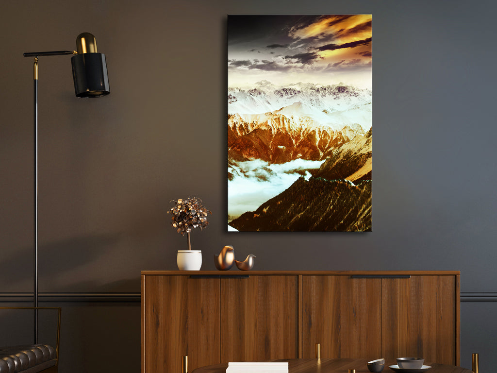 Copper Mountains Canvas Print Vertical (1 Part)