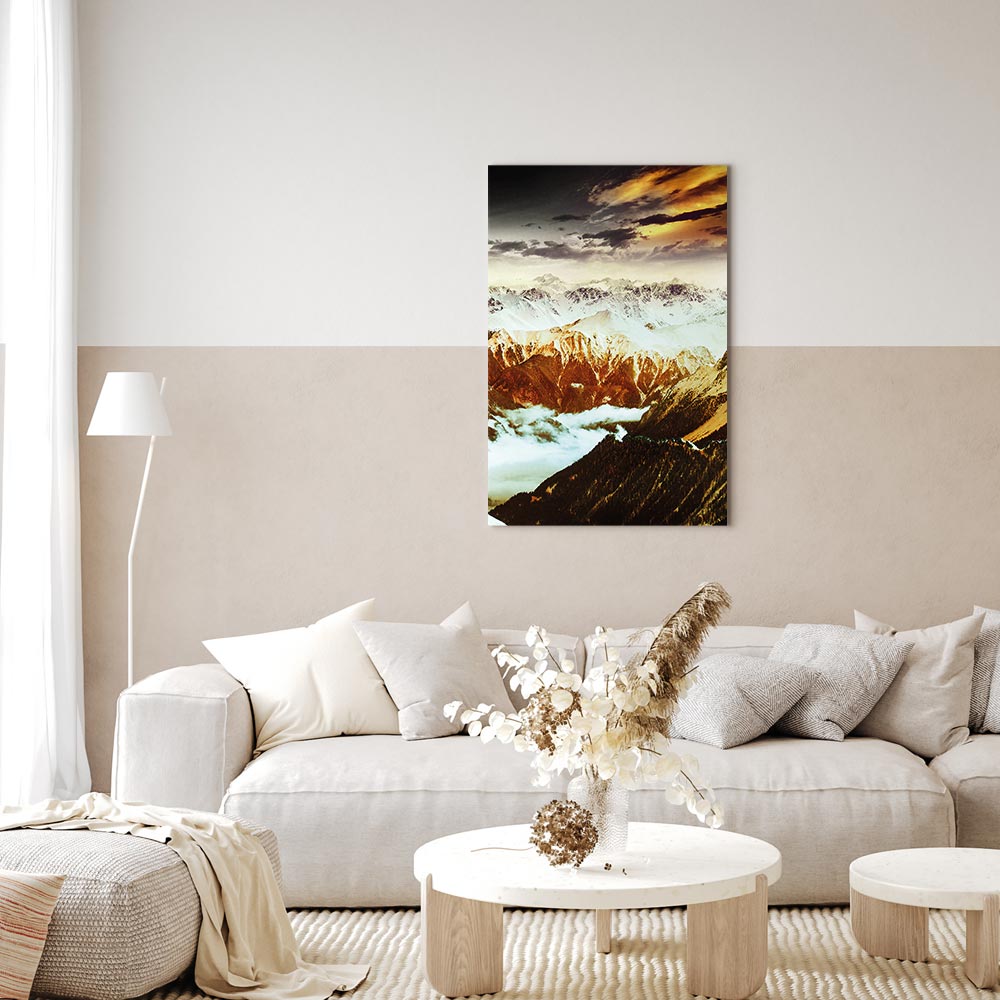Copper Mountain Peaks Landscape Canvas Print
