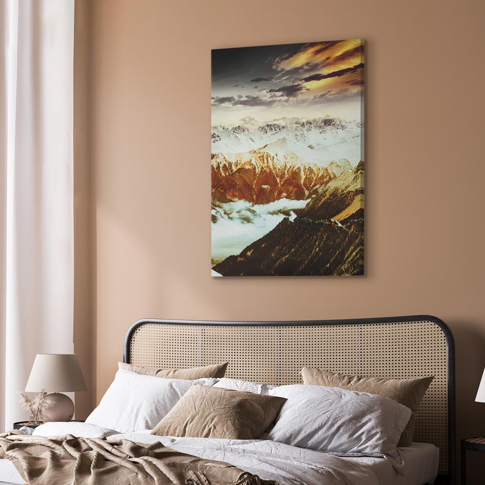 Copper Mountain Peaks Landscape Canvas Print