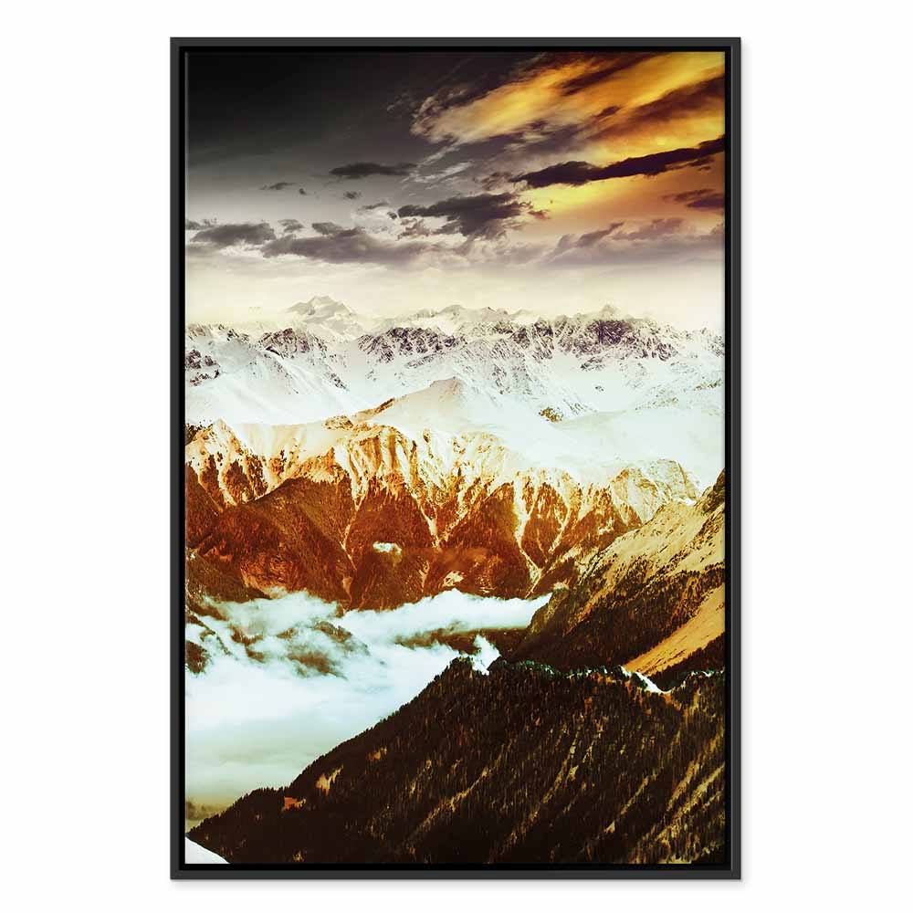 Copper Mountain Peaks Landscape Canvas Print