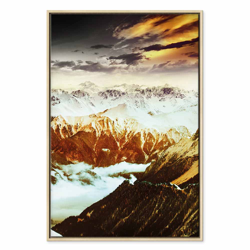 Copper Mountain Peaks Landscape Canvas Print