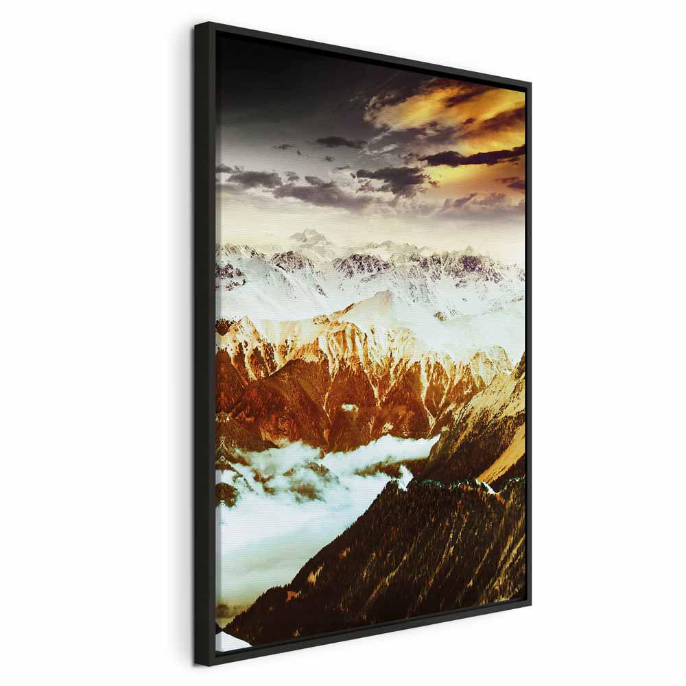 Copper Mountain Peaks Landscape Canvas Print