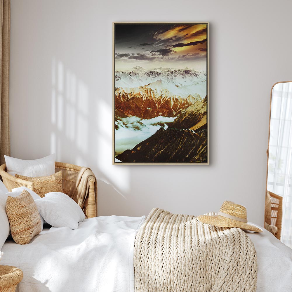 Copper Mountain Peaks Landscape Canvas Print