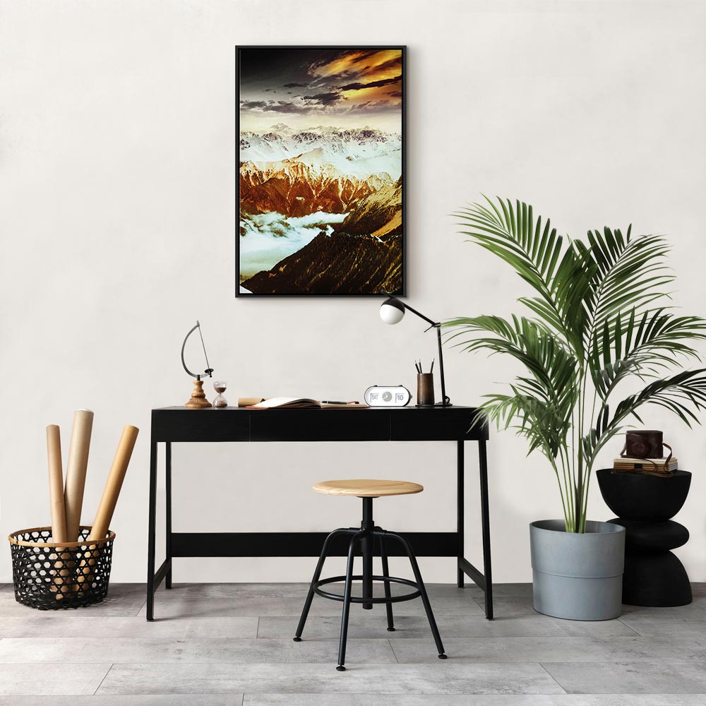 Copper Mountain Peaks Landscape Canvas Print